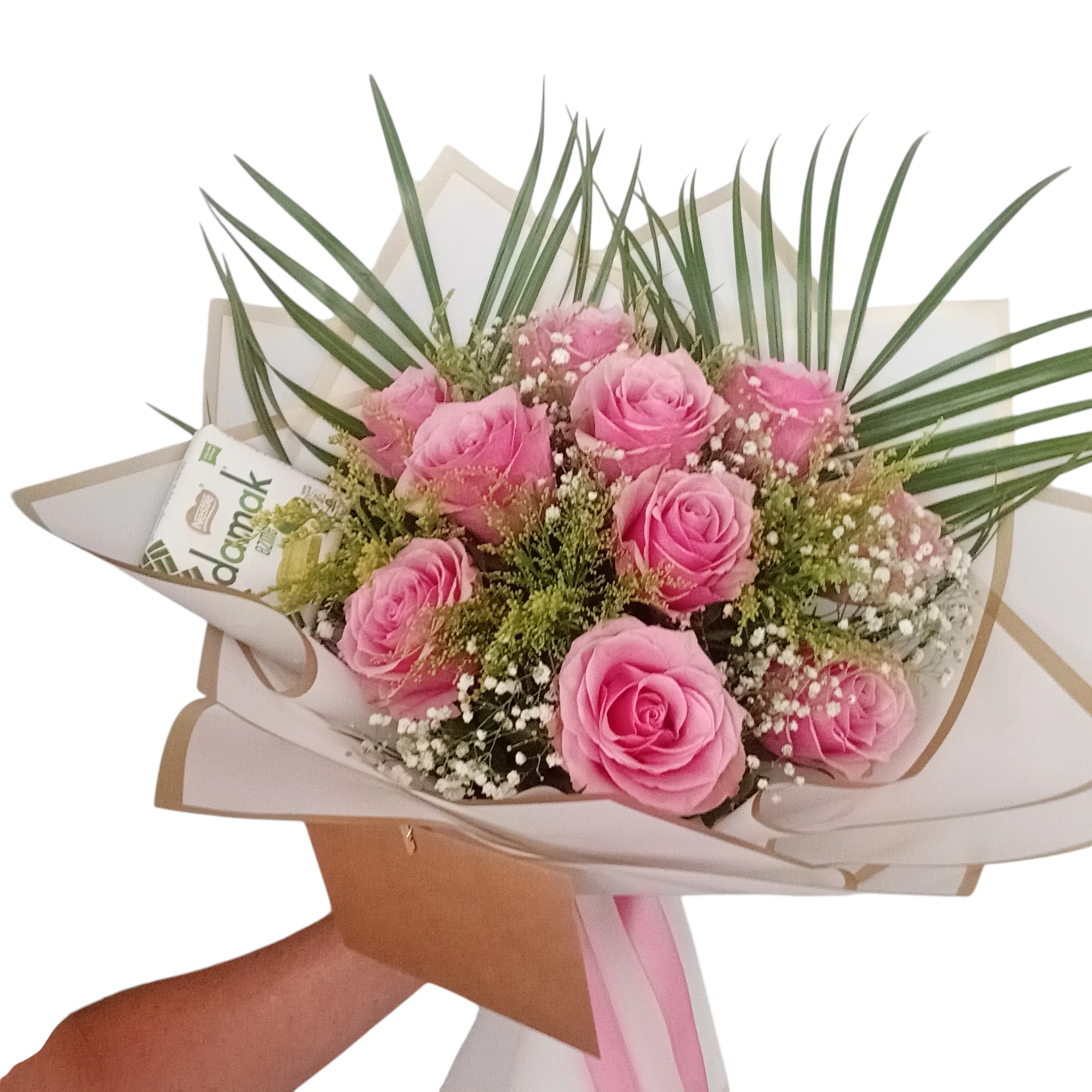Gül Buketi Pembe